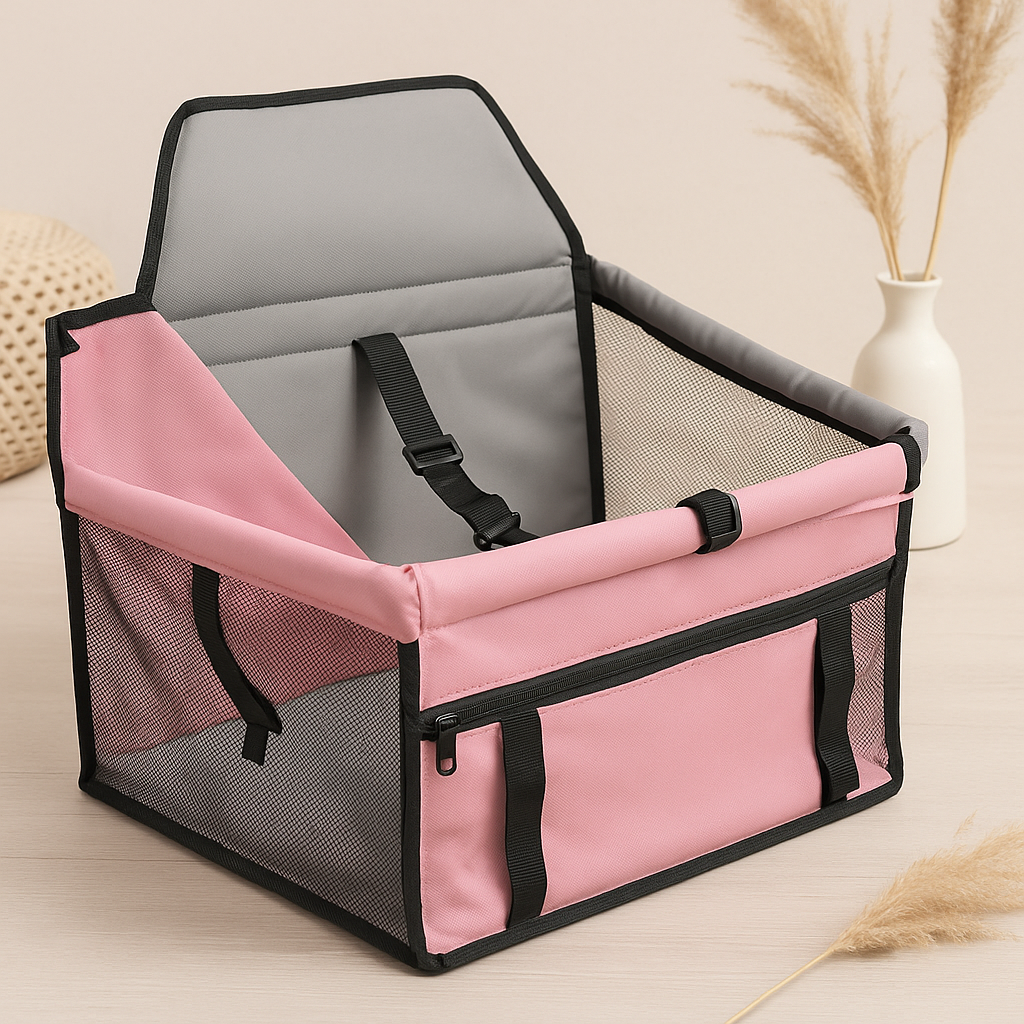 Pet Car Hammock Seat Foldable & Secure